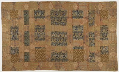 Ein buddhistisches Mönchsgewand, geflickt; kesa, Edo-Periode, 1615-1868 von Japanese School